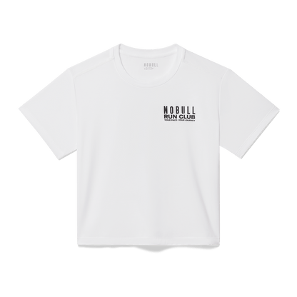Women's Journey Graphic Boxy Tee Flat Lay Angle.