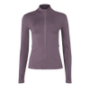 Color selected: Women's Matte Zip-Up Jacket Black Plum