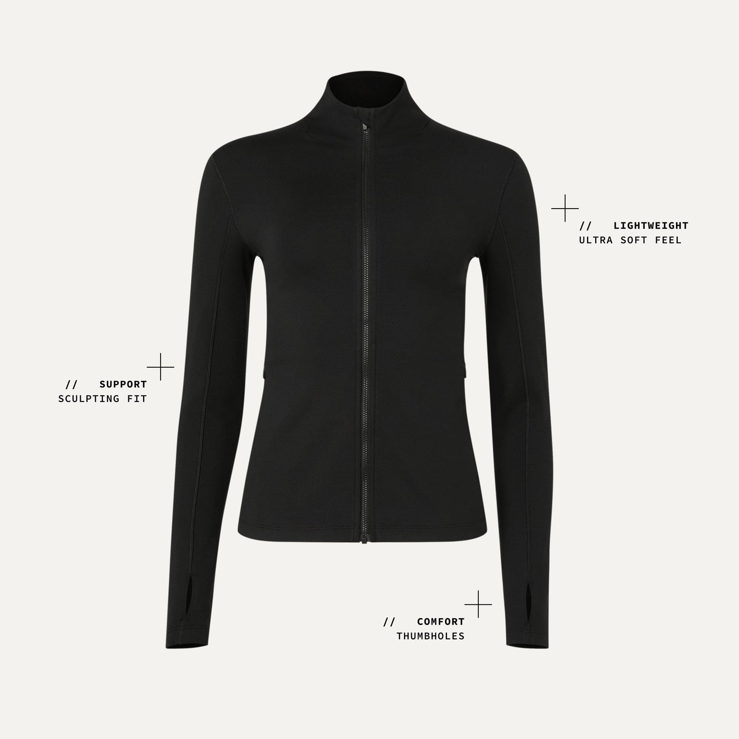 PDP Tech Callout Women's Matte Jacket Zip-Up.