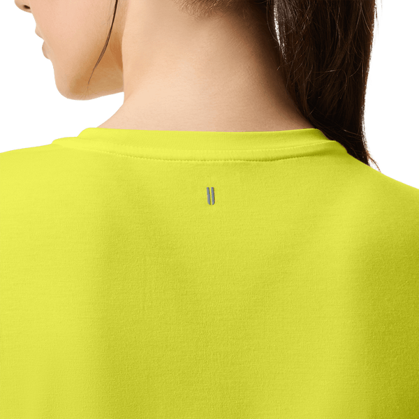 Women's Zest NOBULL Boxy Tee Back Detail On Body Angle.