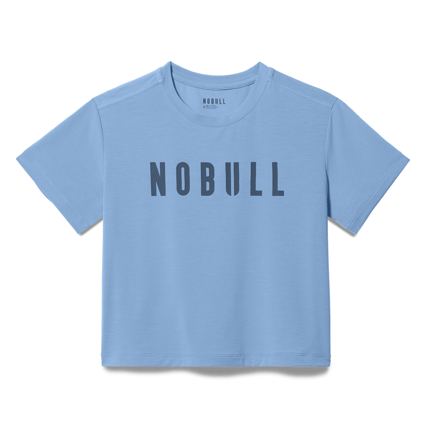 Women's Harbor NOBULL Boxy Tee Flat Lay Angle.