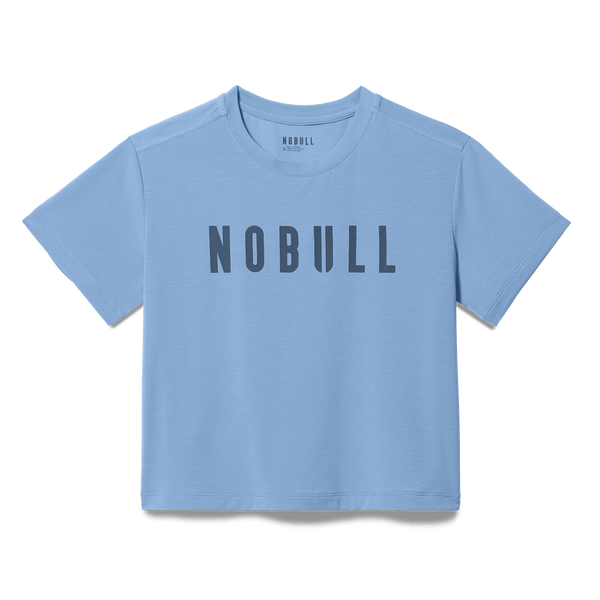 Women's Harbor NOBULL Boxy Tee Flat Lay Angle.