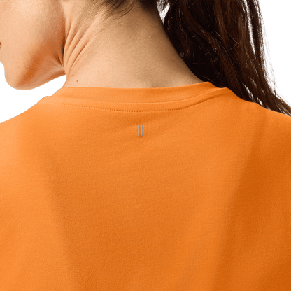 Women's Flare NOBULL Boxy Tee Back Detail Angle.
