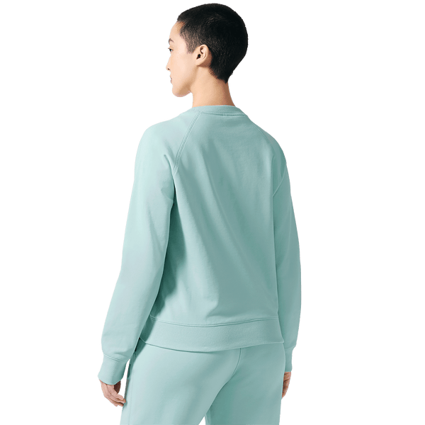 Blue Haze NOBULL Crew Sweatshirt Back On Body Angle.