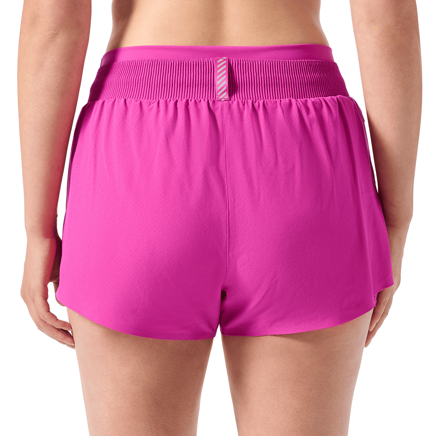 Women's Vivid Fuchsia Drive 2-in-1 Short 3" Back Lower Body Angle.