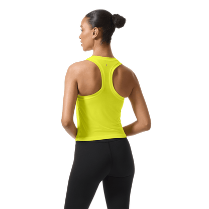Women's Zest NOBULL Fitted Tank Back On Body Angle.