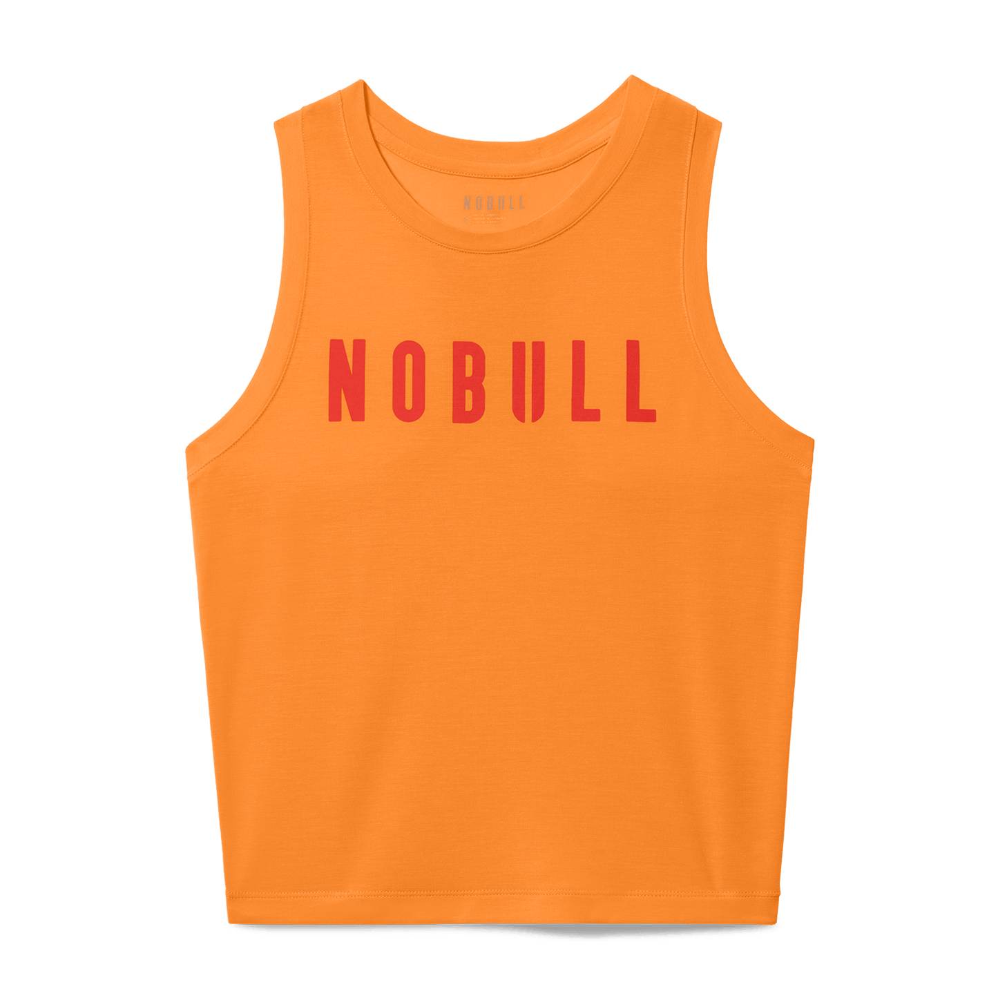Women's Flare NOBULL Fitted Tank Flat Lay Angle.