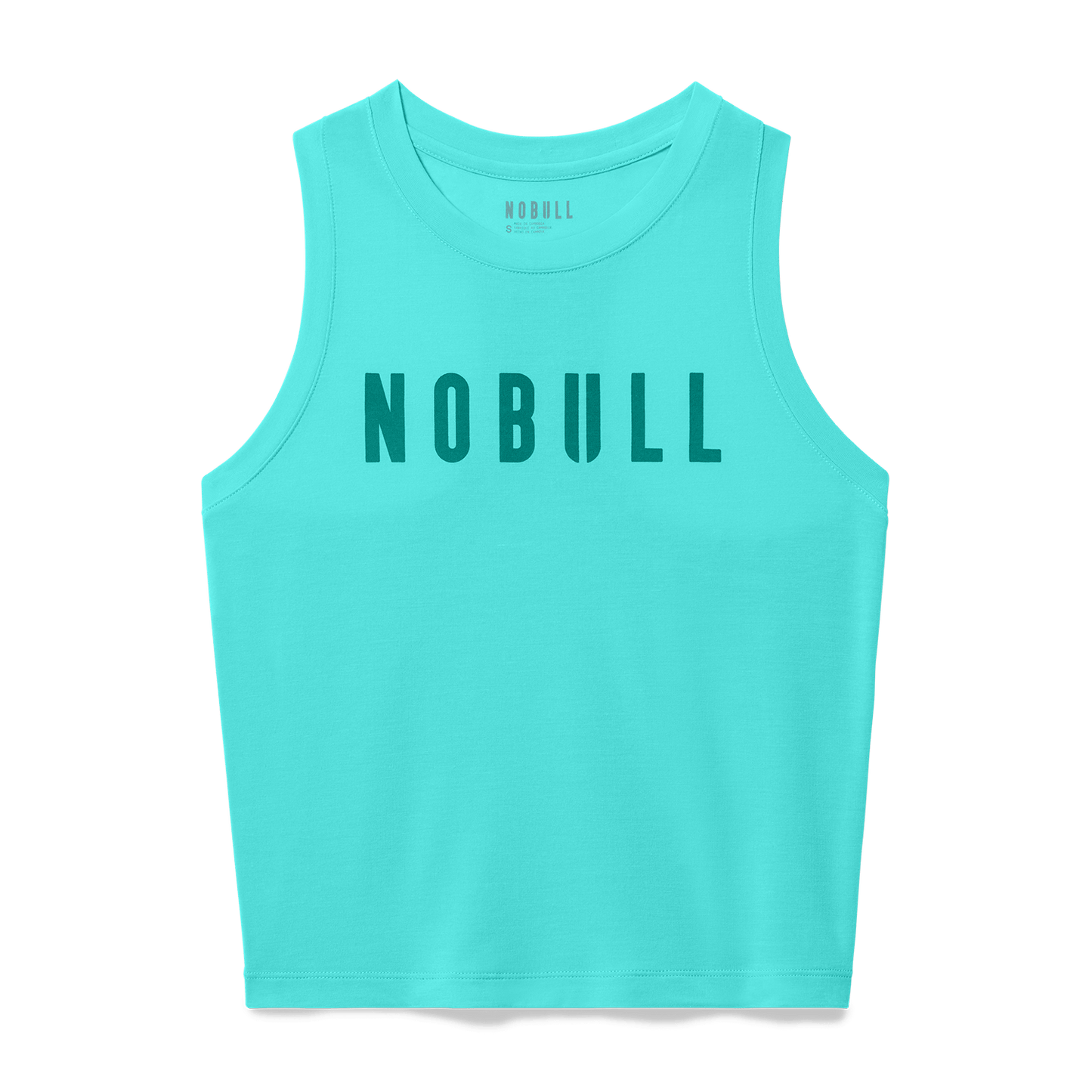 Women's Aqua Wash Fitted Tank Flat Lay Angle.
