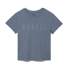 Color selected: Women's NOBULL Fitted Tee Dusty Blue Heather