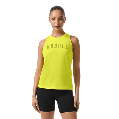 Women's Zest NOBULL High-Neck Tank Front On Body Angle.