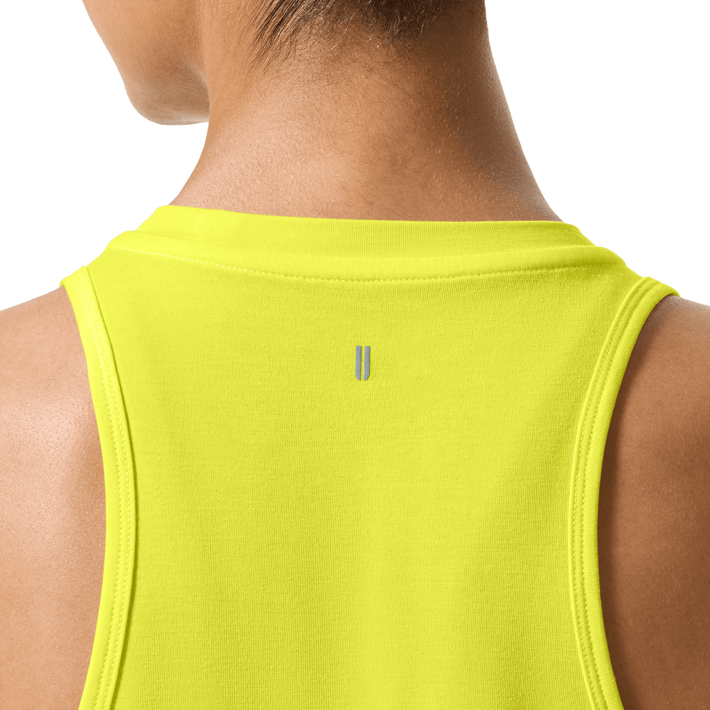 Women's Zest NOBULL High-Neck Tank Back Detail Angle.