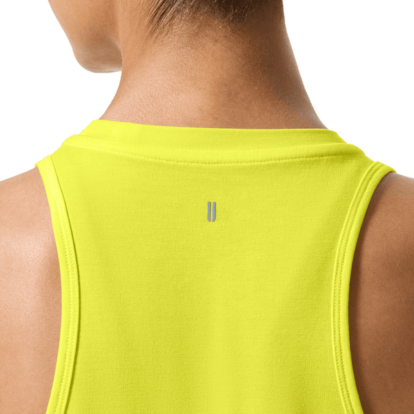 Women's Zest NOBULL High-Neck Tank Back Detail Angle.