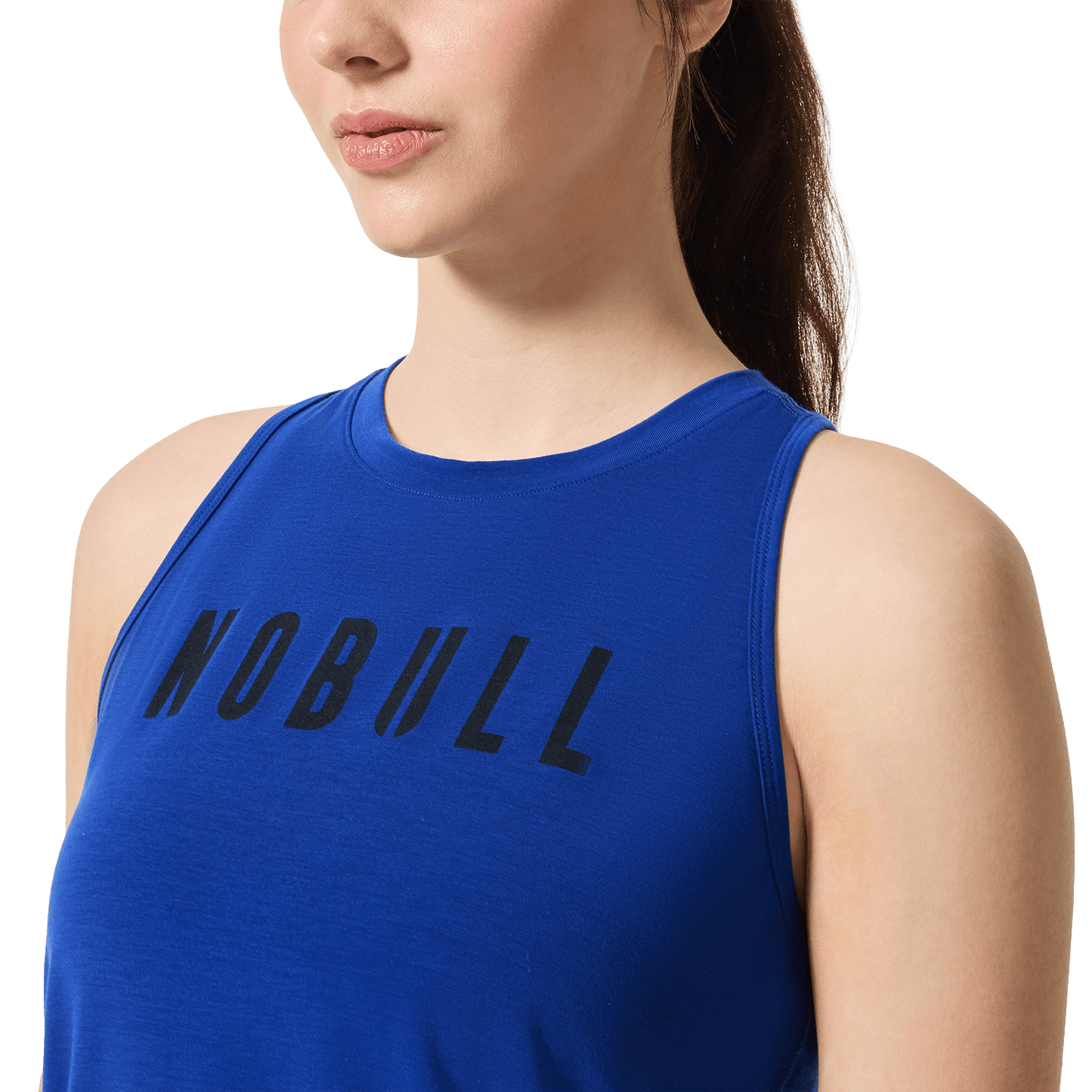 Women's Surf NOBULL High-Neck Tank Front Detail Angle.