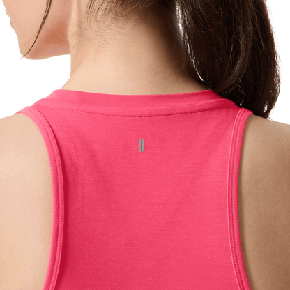 Women's Punch NOBULL High-Neck Tank Back Detail On Body Angle.