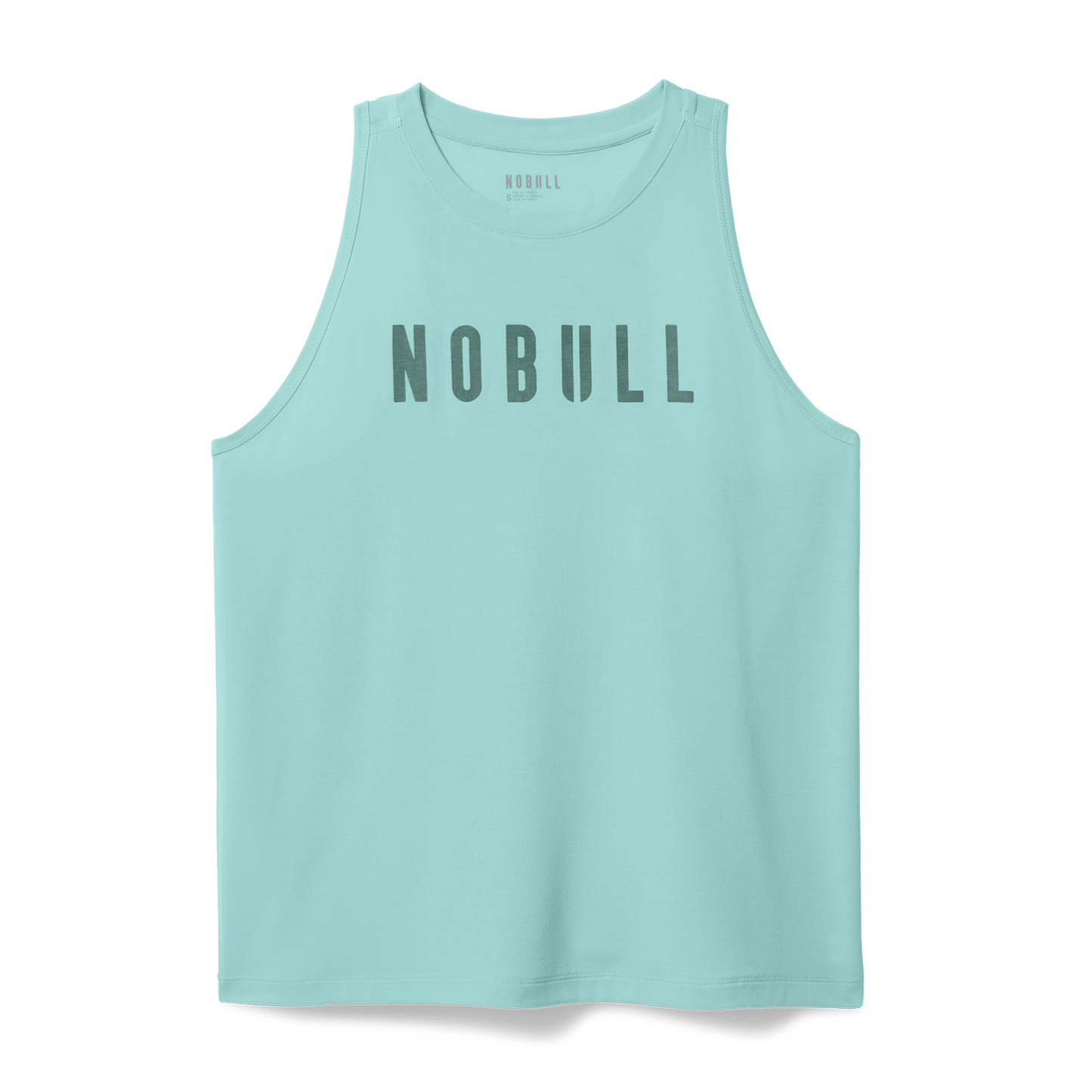Women's Blue Haze NOBULL High-Neck Tank Flat Lay Angle.