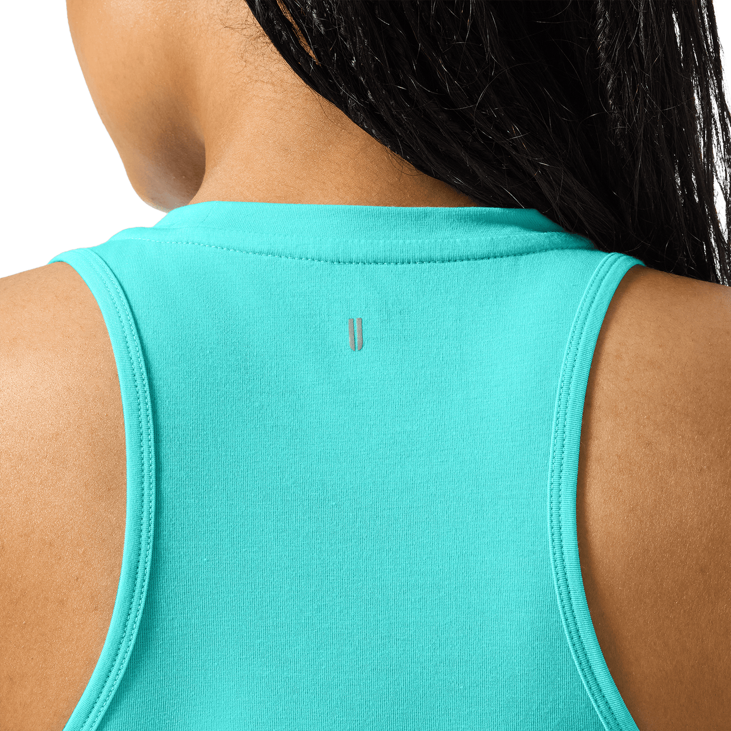 Women's Aqua Wash NOBULL High-Neck Tank Back Detail Angle.