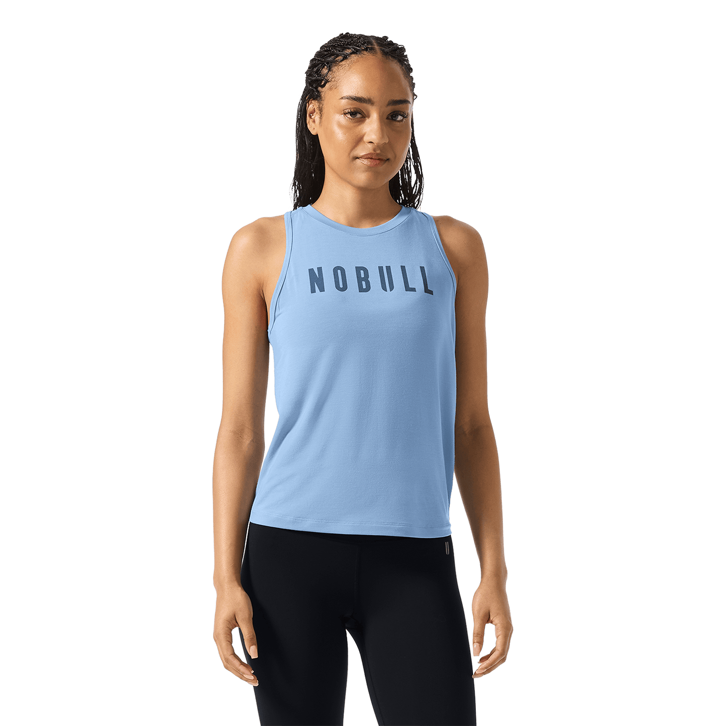 Women's Harbor NOBULL High-Neck Tank Front Waist Up Angle.