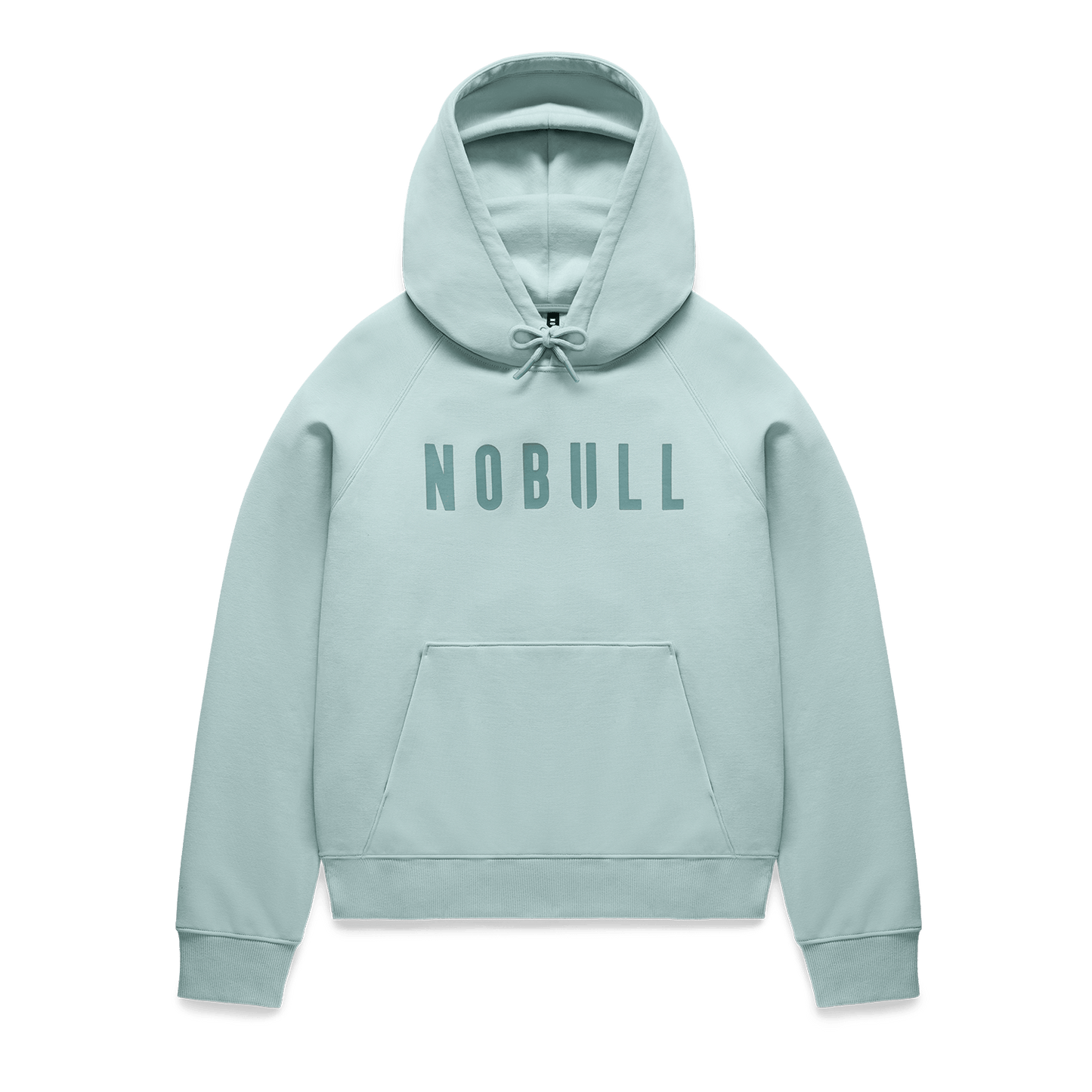 Blue Haze NOBULL Layers Hoodie Flat Lay Angle.
