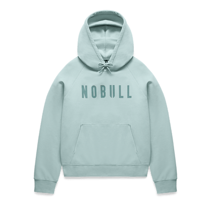 Blue Haze NOBULL Layers Hoodie Flat Lay Angle.