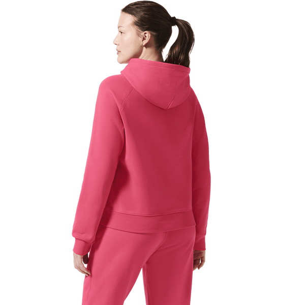 Women's Punch NOBULL Hoodie Back On Body Angle.