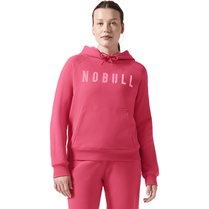 Women's Punch NOBULL Hoodie Front On Body Angle.