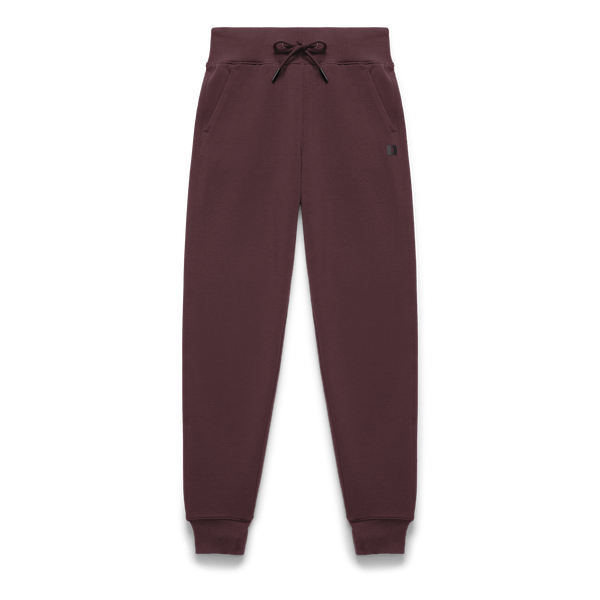 Women's NOBULL Jogger Dark Burgundy Flat Lay.