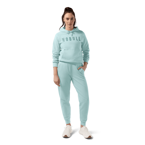 Women's Blue Haze NOBULL Jogger Front Full Body Angle.