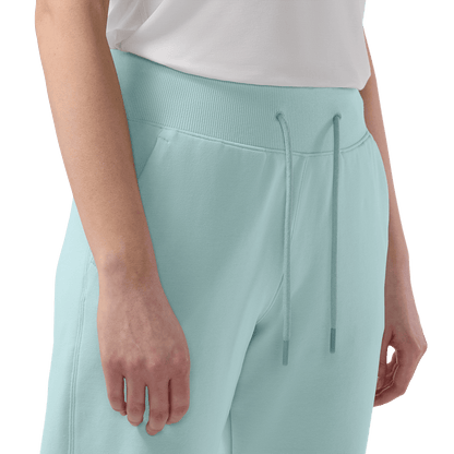 Women's Blue Haze NOBULL Jogger Drawstring Detail Angle.