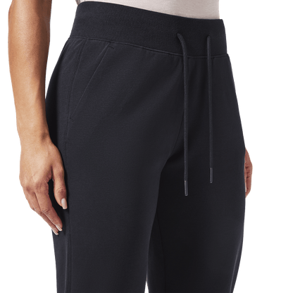 Women's Black NOBULL Joggers Drawstring Angle.