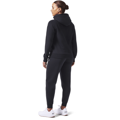 Women's Black NOBULL Joggers Back On Body Angle.
