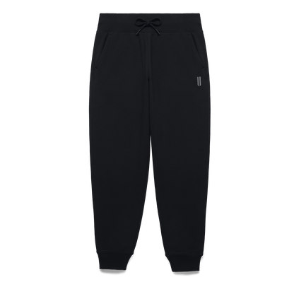 Women's Black NOBULL Joggers Flat Lay Angle.
