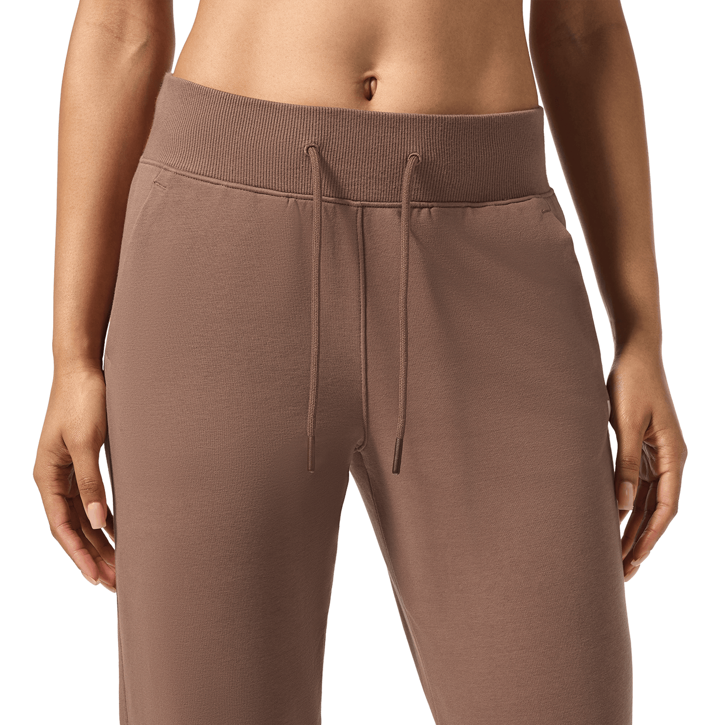 Women's Acorn Jogger Front Detail Angle.