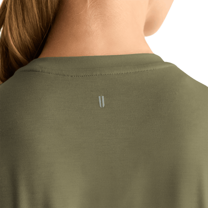 Women's Oak Grove NOBULL Long Sleeve U Logo Angle.
