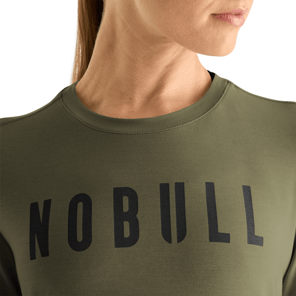Women's Oak Grove NOBULL Long Sleeve Detail Angle.
