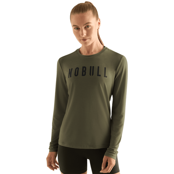 Women's Oak Grove NOBULL Long Sleeve Front Angle.