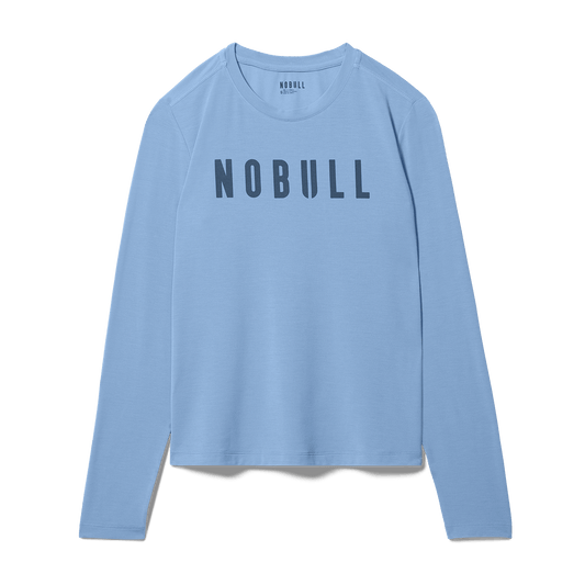 Harbor NOBULL Long Sleeve Tee Flat Lay Angle.