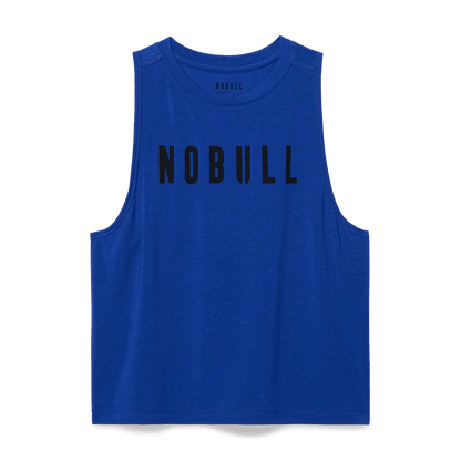 Women's Surf NOBULL Muscle Tank Flat Lay Angle.