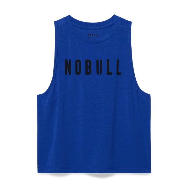 Women's Surf NOBULL Muscle Tank Flat Lay Angle.