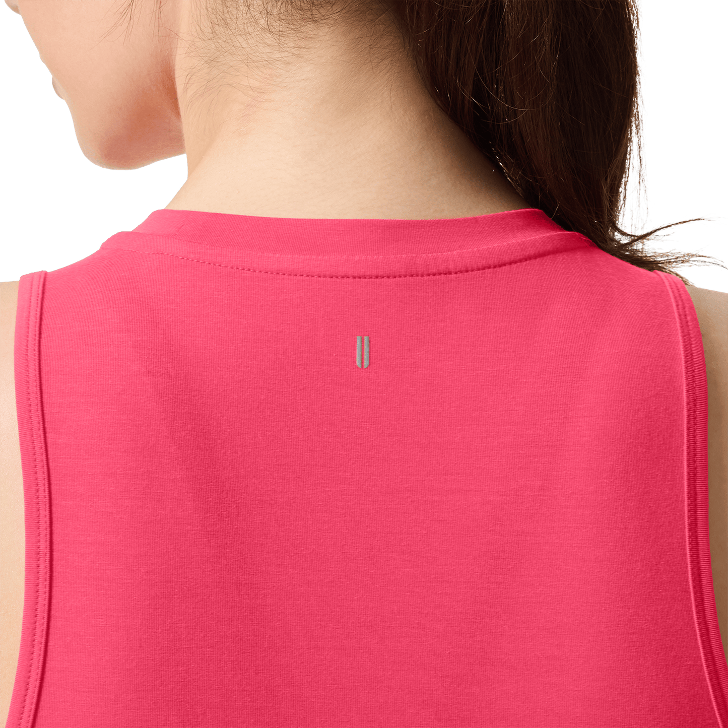 Women's Punch NOBULL Muscle Tank Back Detail Angle.