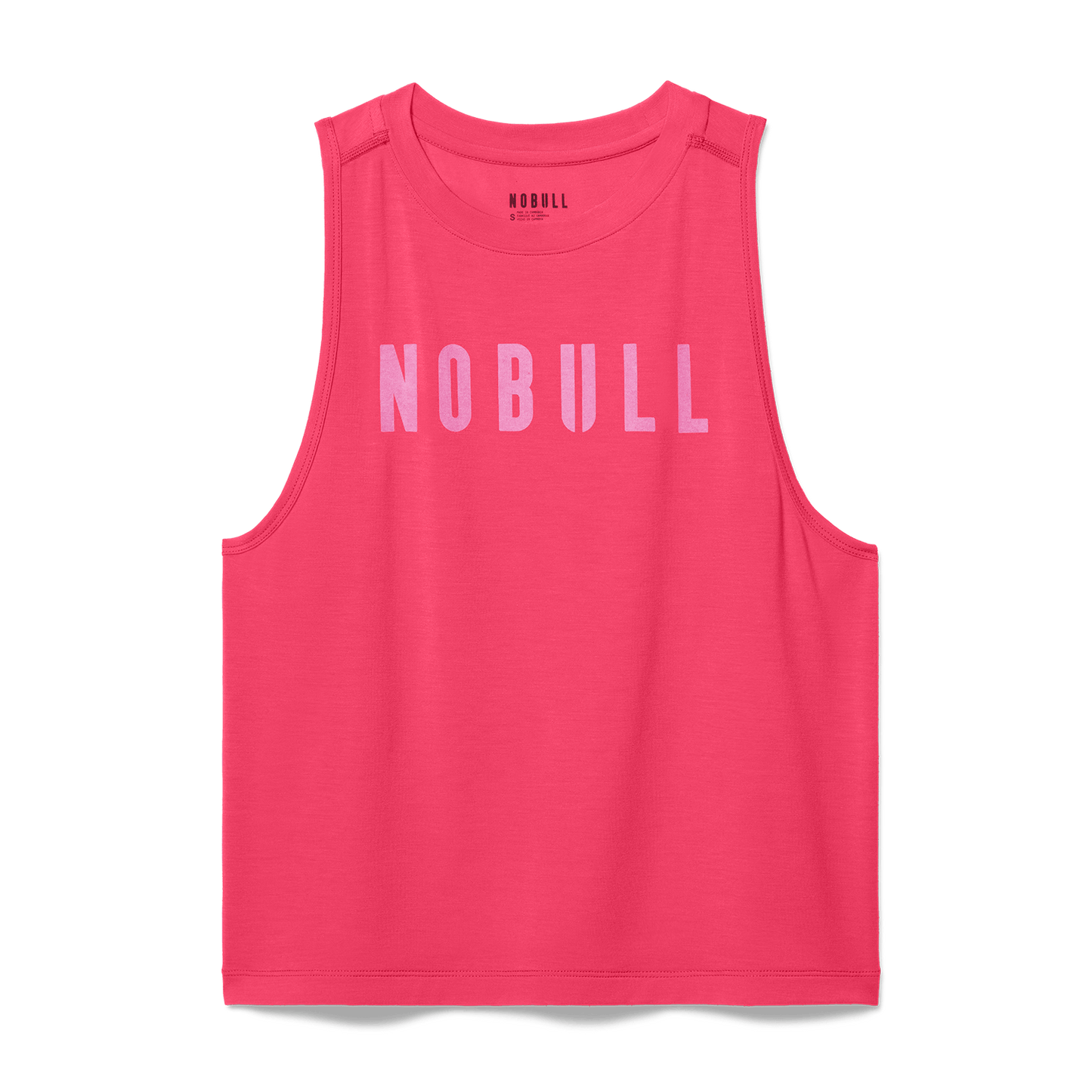 Women's Punch NOBULL Muscle Tank Flat Lay Angle.