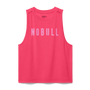 Women's Punch NOBULL Muscle Tank Flat Lay Angle.