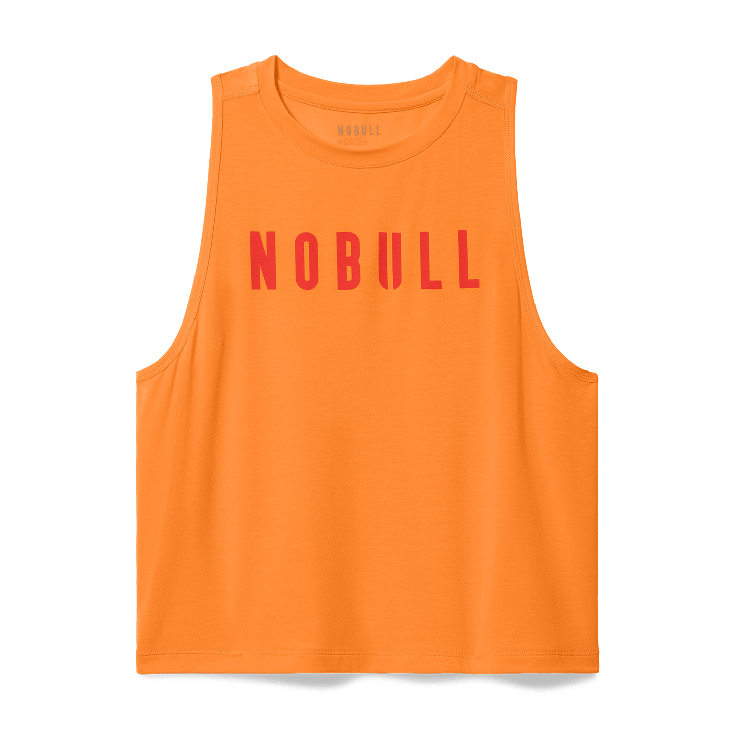 Women's Flare NOBULL Muscle Tank Flat Lay Angle.