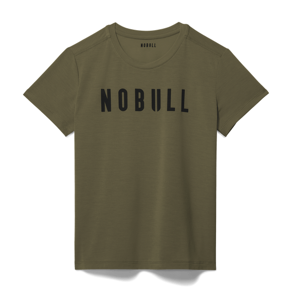 Women's Oak Grove NOBULL Tee Flat Lay Angle.