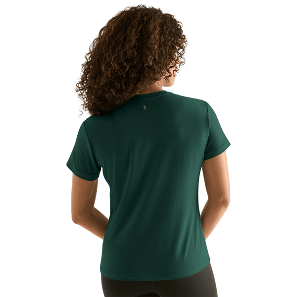 Women's Dark Ivy NOBULL Tee Back Angle.