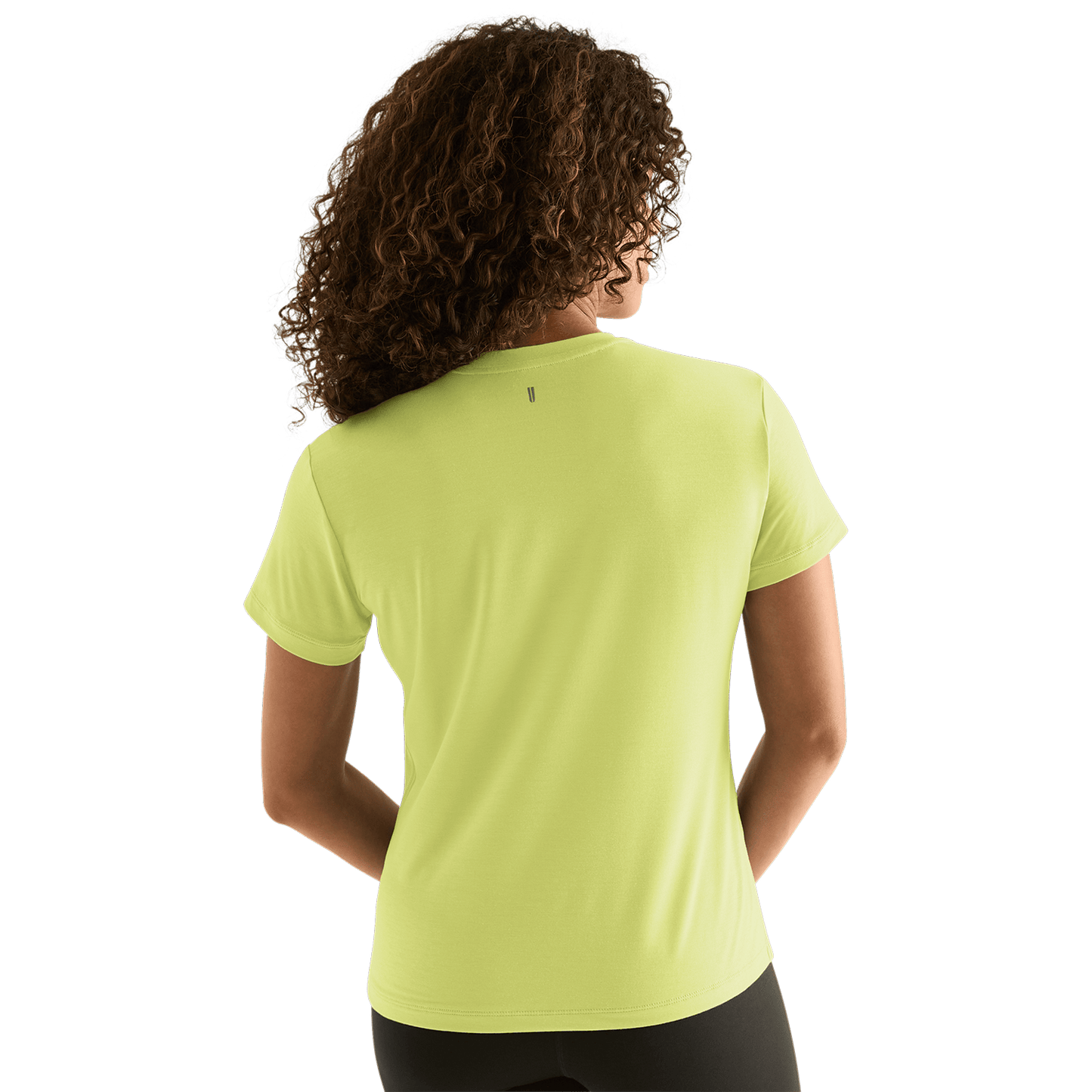 Women's Pear NOBULL Tee Back Angle.