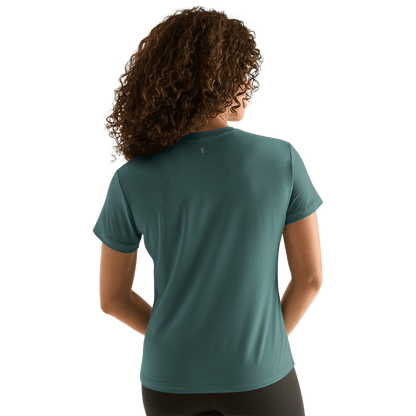 Women's Silver Pine NOBULL Tee Back Angle.