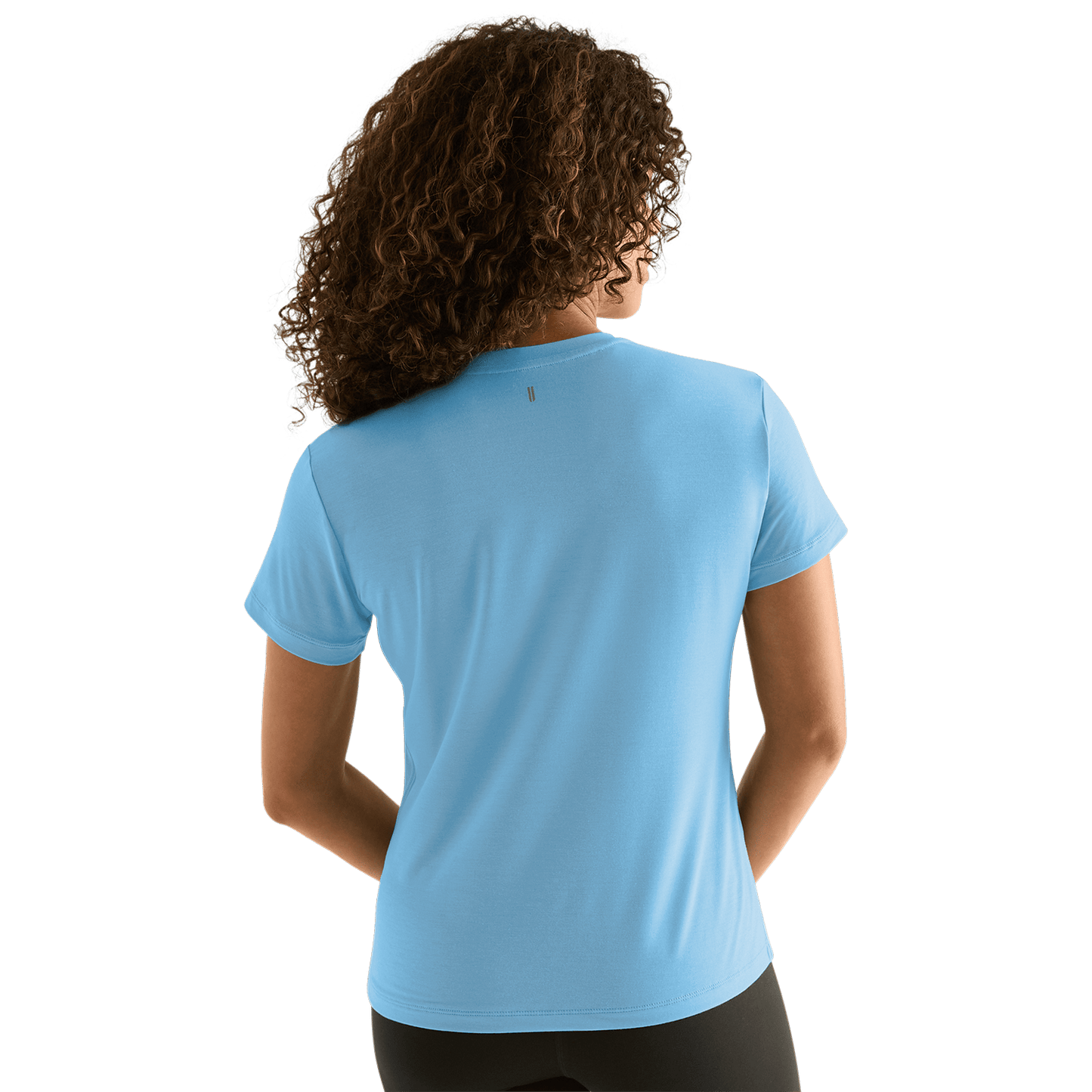 Women's Alaskan Blue NOBULL Tee Back Angle.