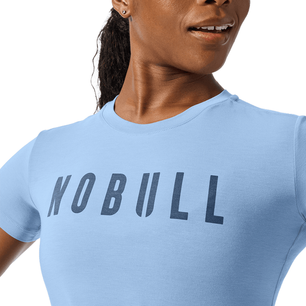 Women's Harbor NOBULL Tee Front Detail Angle.