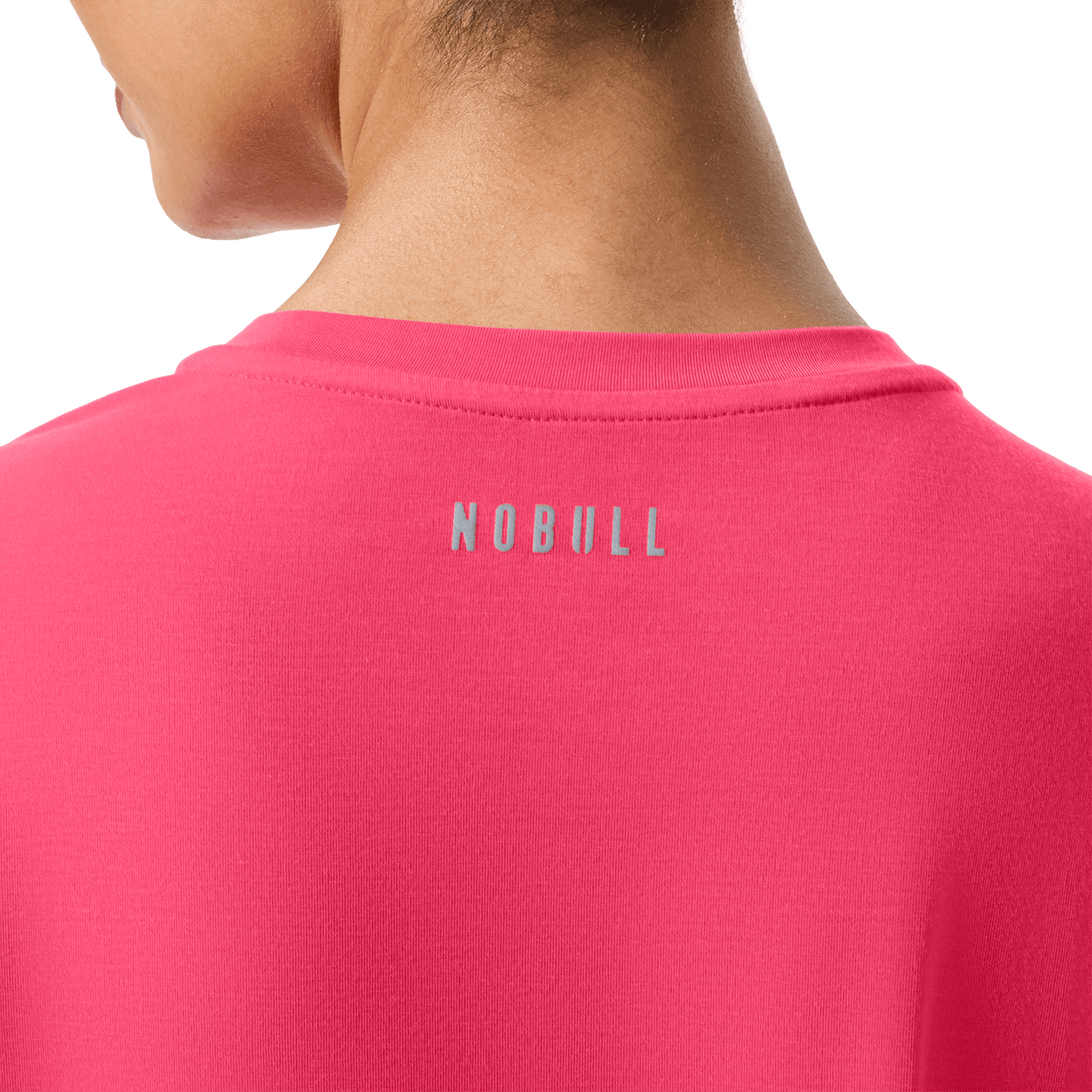Women's Punch NOBULL U Boxy Tee Back Detail Angle.