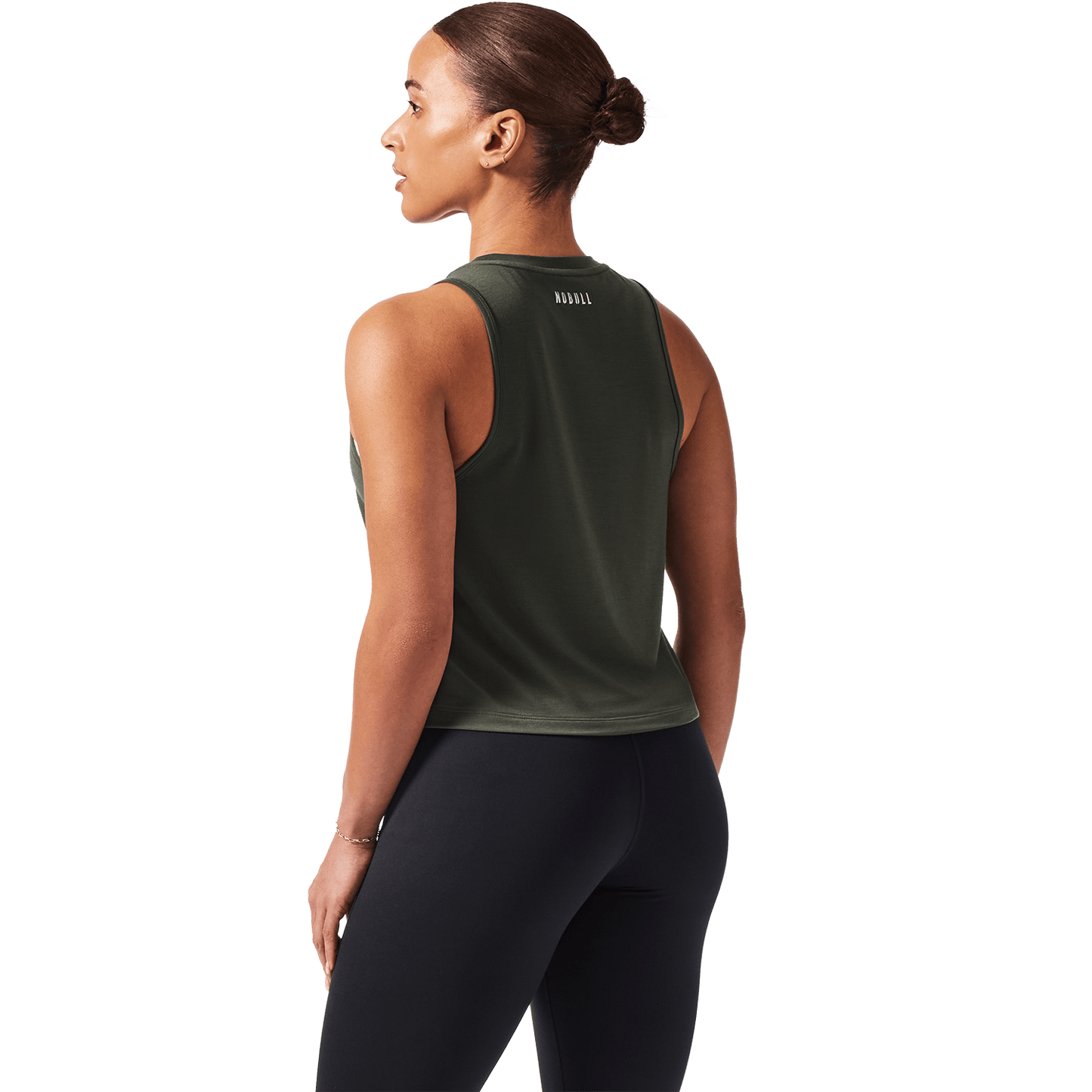 Women's Dark Army NOBULL U Muscle Tank Back Angle.